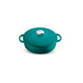 Voeux Kitchenware Profond Turkuaz Sığ Döküm Tencere 24 Cm