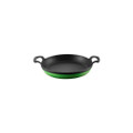 Voeux Kitchenware Forêt Yeşil Derin Yuvarlak Döküm Sahan Ve Ahşap Nihale 22 Cm