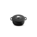 Voeux Kitchenware Elegance Siyah Derin Döküm Tencere 20 Cm