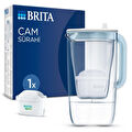 BRITA Maxtra Pro All-In-1 Filtreli Cam Su Arıtma Sürahisi – Açık Mavi (2,5 L)