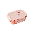 Rice Plastik Small Lunchbox - Pembe Vahşi Yaşam