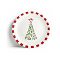 Fern&Co Merry Merry Collection Melamine Büyük Tabak 4 Lü Set
