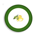 Fern&Co Citrus Collection Porselen Yemek Tabağı