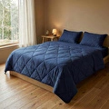 Penelope Microfiber Kumaş Çift Kişilik Denim Yastık Yorgan Seti - Colors In Comfort