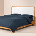 Penelope %100 Pamuk Percale Nevresim Seti 240x220 Cm Lacivert - Pure Serisi