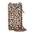 Bloominbag Bloomcross Leopard Luxe Hakiki Deri Cüzdan & Telefon Çantası