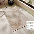 Ocean Home Textile Leke Tutmaz İç Dış Mekan Bej Renk Desenli Halı Kilim 80 X 150 Cm