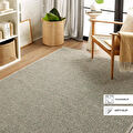 Ocean Home Textile Yıkanabilir Saçaklı Buklet Gri Renk Halı Kilim 120 X 180 Cm
