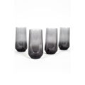 Rakle New Iconic 4'lü Meşrubat Bardağı Seti Füme 470 Cc