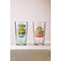 Rakle Minions 2'li Bardak Seti Pembe-yeşil 570 Cc