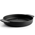 Kitchenaid Yuvarlak Çift Kulplu Izgara Tavası 26 Cm Paslanmaz Çelik