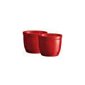 Emile Henry Fırın Kabı Ramekin 2 Li Set No.8 Kırmızı/burgundy