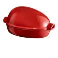 Emile Henry Fırın Kabı Yuvarlak Et/tavuk/hindi Pişime 4,5 L Kırmızı/burgundy