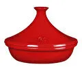 Emile Henry Ateşe Dayanıklı Tajin 32 Cm 5 L Kırmızı/burgundy