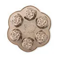 Nordicware 6´lı Mini Gül Kek Kalıbı Platin