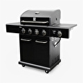 Kenmore Gazlı Barbekü 4 Ocaklı Siyah