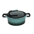 Berghoff Gem Stay Cool Derin Tencere Forest 24 Cm