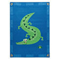 Itsy Bitsy Kids Croc-a-dream Çok Renkli Yıkanabilir Çocuk Halısı 120x160cm