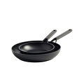Kitchenaid Classic Alu Seramik Kaplama Kızartma Tavası Seti 20 Cm + 28 Cm
