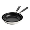 Kitchenaid Paslanmaz Çelik Kızartma Tavası Seti, Seramik Kaplama 24 Cm + 28 Cm