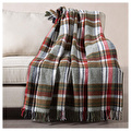 Mudo Home Oxford Kareli̇ Battani̇ye Yeşi̇l 150x200