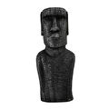 Mudo Home Moai Statue Gri̇ Bi̇blo 23x18x56cm