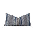 Penelope Aven Kırlent Kılıfı 35x70 Cm Lacivert- Gri