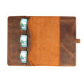 Bloominbag Bloom Quiet Edit Saddle Brown A5 Deri Kitap Defter Kılıfı