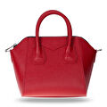 Bloominbag Aria Crimson Rouge Small Hakiki Deri Kadın El & Omuz Çantası