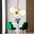 Apliqa Artel 3lü Eskitme Top Avize Modern Sarkıt, Mutfak Yatak Odası Salon Avize