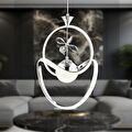 Apliqa Conroy Krom 3 Renkli 48 Watt Kristal Ledli Modern Oturma Odası Salon Sarkıt Avize