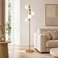 Apliqa Uzel 5li Eskitme Modern Tasarım Metal Lambader