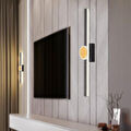 Apliqa Disk Siyah Gold 26 Watt Modern Tasarım Banyo Koridor Ledli Salon Aplik