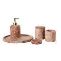 Mudo Home Evelyn Traverten 5'li̇ Banyo Seti̇ Rose