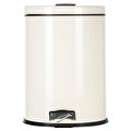 Mudo Home 30lt Pedalli Çöp Kovasi Krem