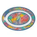 Lucky Art Paiselle Melamin 2li Oval Sunum Tabaği 41 Cm