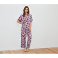 Tchibo Kadın Pijama Takımı, Dokuma, Tamamı Baskılı