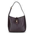 Bloominbag Ravello Cimbrone Espresso Brown Leather Shoulder Bag / Deri Omuz Çantası