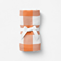 Itsy Bitsy Kids Bird Of Life Orange Check , Müslin Bebek Örtüsü , 70x70 Cm