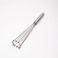 Emaylab Ayarlanabilir Paslanmaz Çelik Metal Boncuk Top Uçlu Sos Karıştırıcı Ve Yumurta Çırpıcı