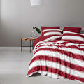 Cozy Home Festive Çift Kişilik Lastikli Çarşaflı Nevresim Takımı Jolly Kırmızı