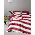 Cozy Home Festive Çift Kişilik Lastikli Çarşaflı Nevresim Takımı Jolly Kırmızı