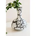 Beige & Stone Odessa Vase Antik Seramik Vazo Dekoratif Obje