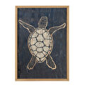 Mudo Home Terrapin Çerçeveli̇ Ahşap Tablo 50x70cm