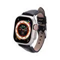 Bloominbag Bloomband Onyx Deri Apple Watch Kordon-44/45/46/49mm