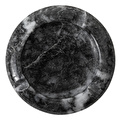 Mudo Home Round Mermer Küllük Si̇yah