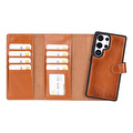 Bloominbag Valeno Siena Tan Deri Wallet Case Samsung Galaxy S25 Ultra (6.9