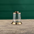 Cornella Line Dekoratif Cam Kavanoz Gold Küçük En :11 Cm X Boy:14 Cm