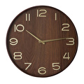 Mudo Home Dark Wood Duvar Saati̇ 50cm