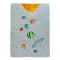 Itsy Bitsy Kids Spacey Çok Renkli Yıkanabilir Çocuk Halısı - 120x160cm